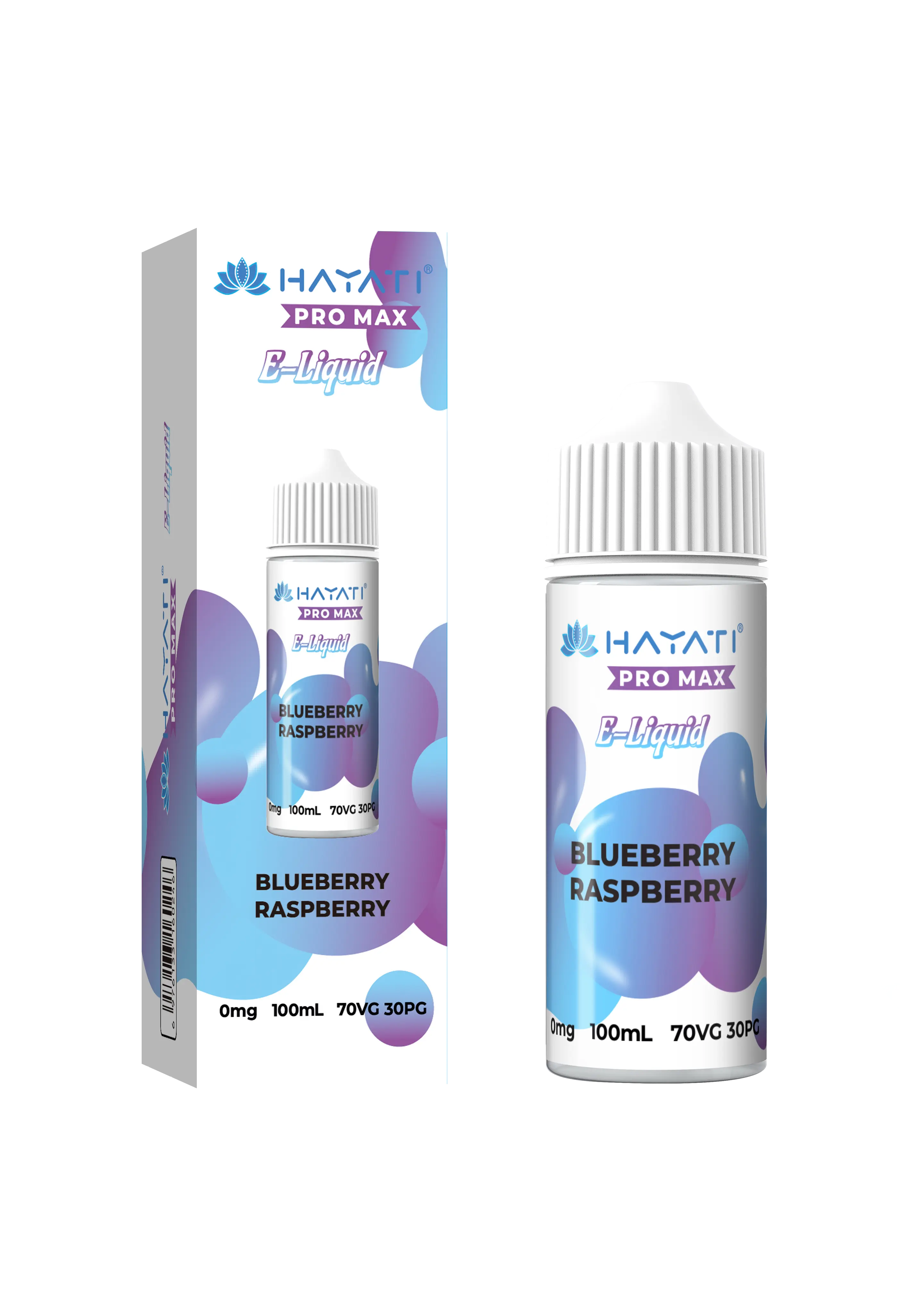  Hayati Pro Max Eliquid 70/30 - Blueberry Raspberry - 100ml 